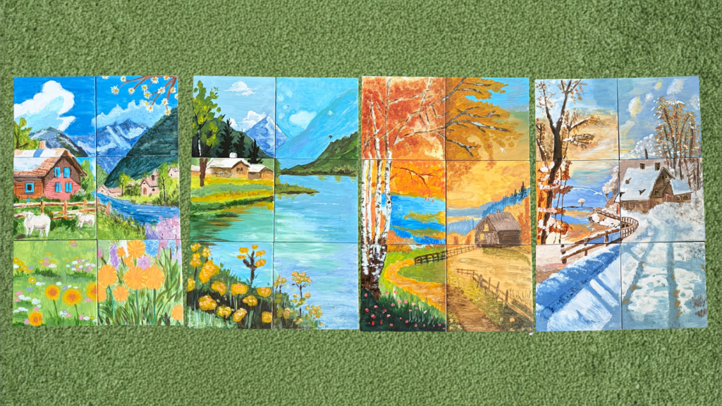Peranakan Tile Painting Mural Custom Service Best Visual Arts Centre in Singapore Service Team Bonding