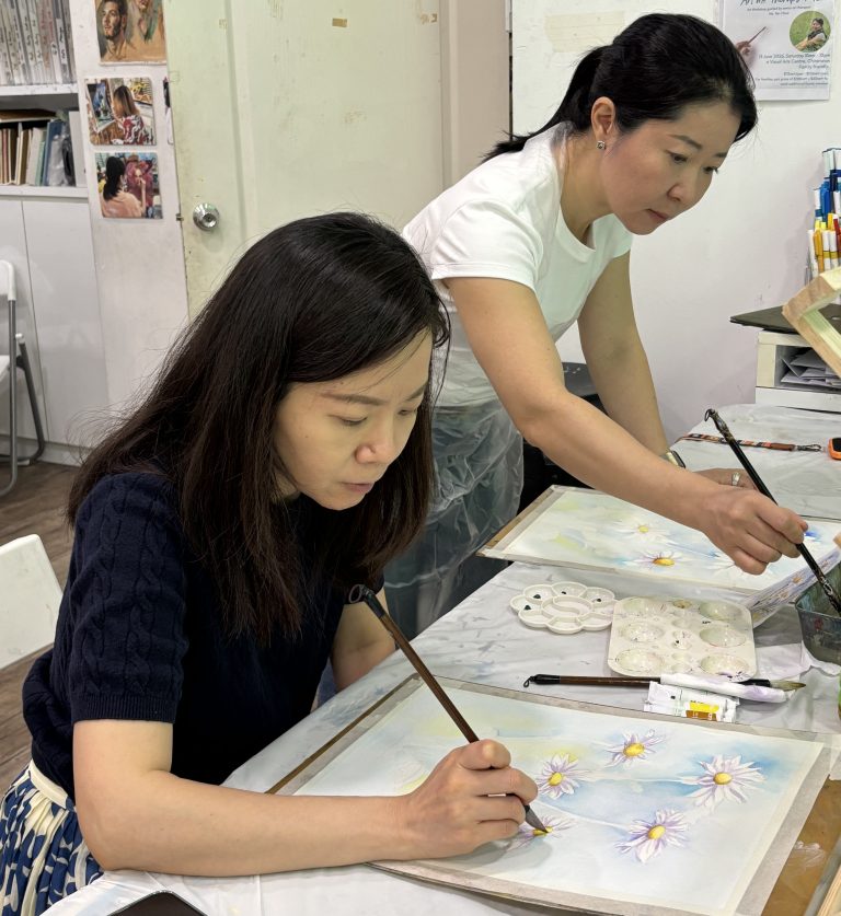 Watercolour One-on-One Best Watercolour Painting Art Course by Visual Arts Centre Singapore Adults