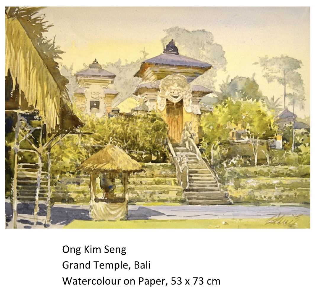 Ong Kim Seng watercolour painting artwork for sale