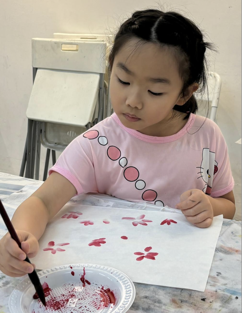 Chinese ink Calligraphy in Visual Arts Centre