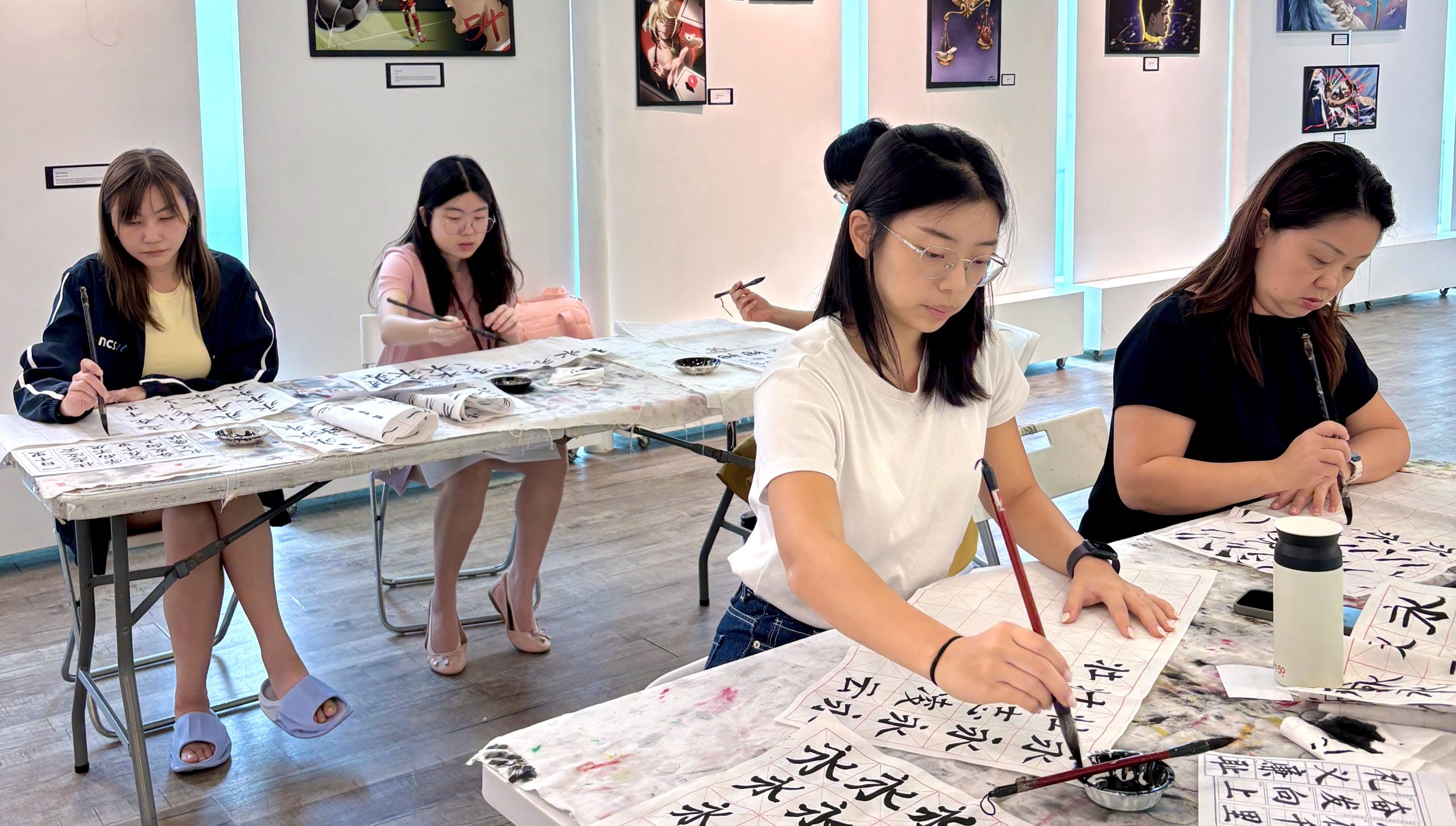 Chinese ink calligraphy in SIngapore @ Visual Arts Centre! Come today and pick up this new hobby