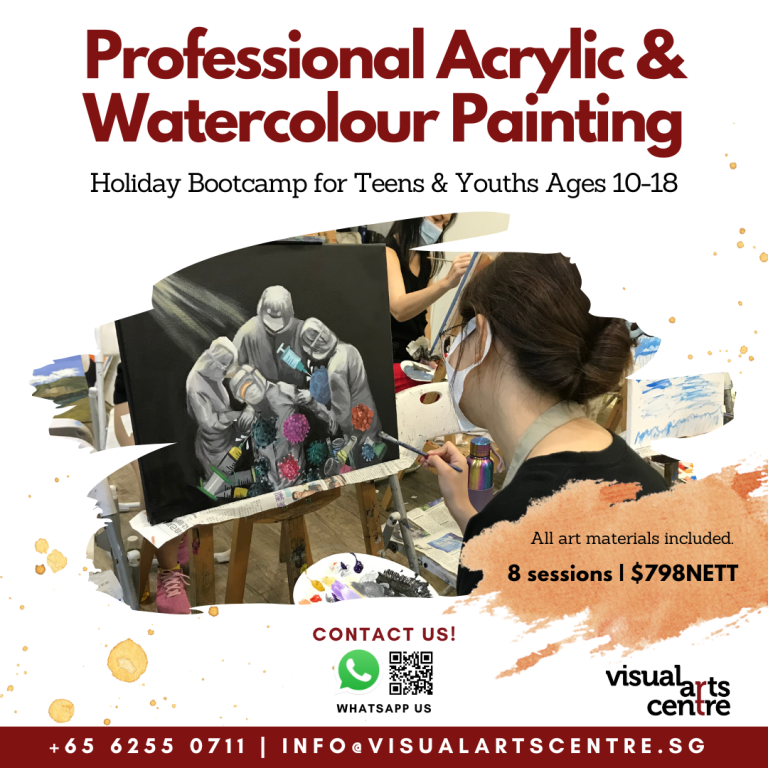 Holiday bootcamp for Professional Acrylic & Watercolour Painting for teens and youth