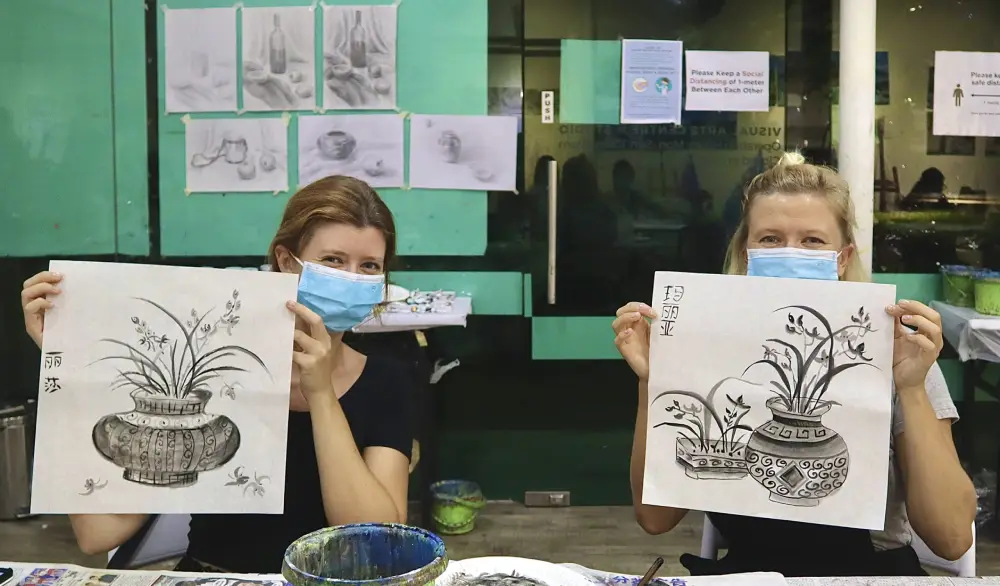 Chinese ink painting and calligraphy classes