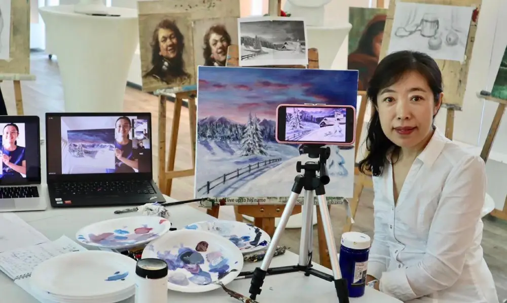 Best Professional Acrylic Landscape Painting in Singapore