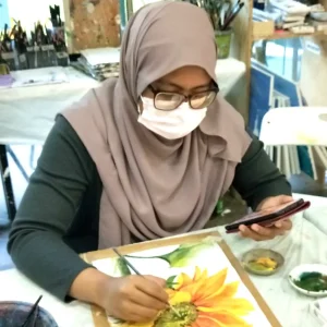 The Best Watercolour painting course in Singapore at Visual Arts Centre
