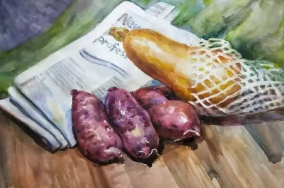 visual_arts_centre_watercolour_painting_art_course_in_singapore_painting_brush_strokes_step_by_step_guide_demonstration_by_teacher