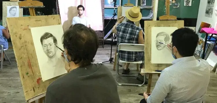 Portrait Drawing and Sketching at Visualartscentre Singapore