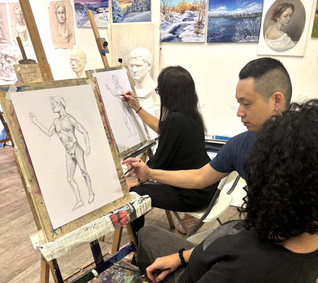Nude Life Drawing Workshop with Artist Guidance at Visualartscentre Singapore