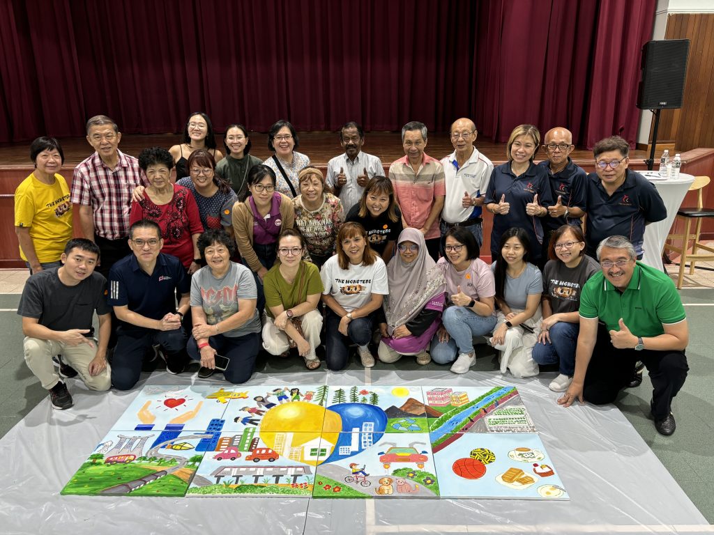 team bonding team building best in singapore by visual arts centre mural painting