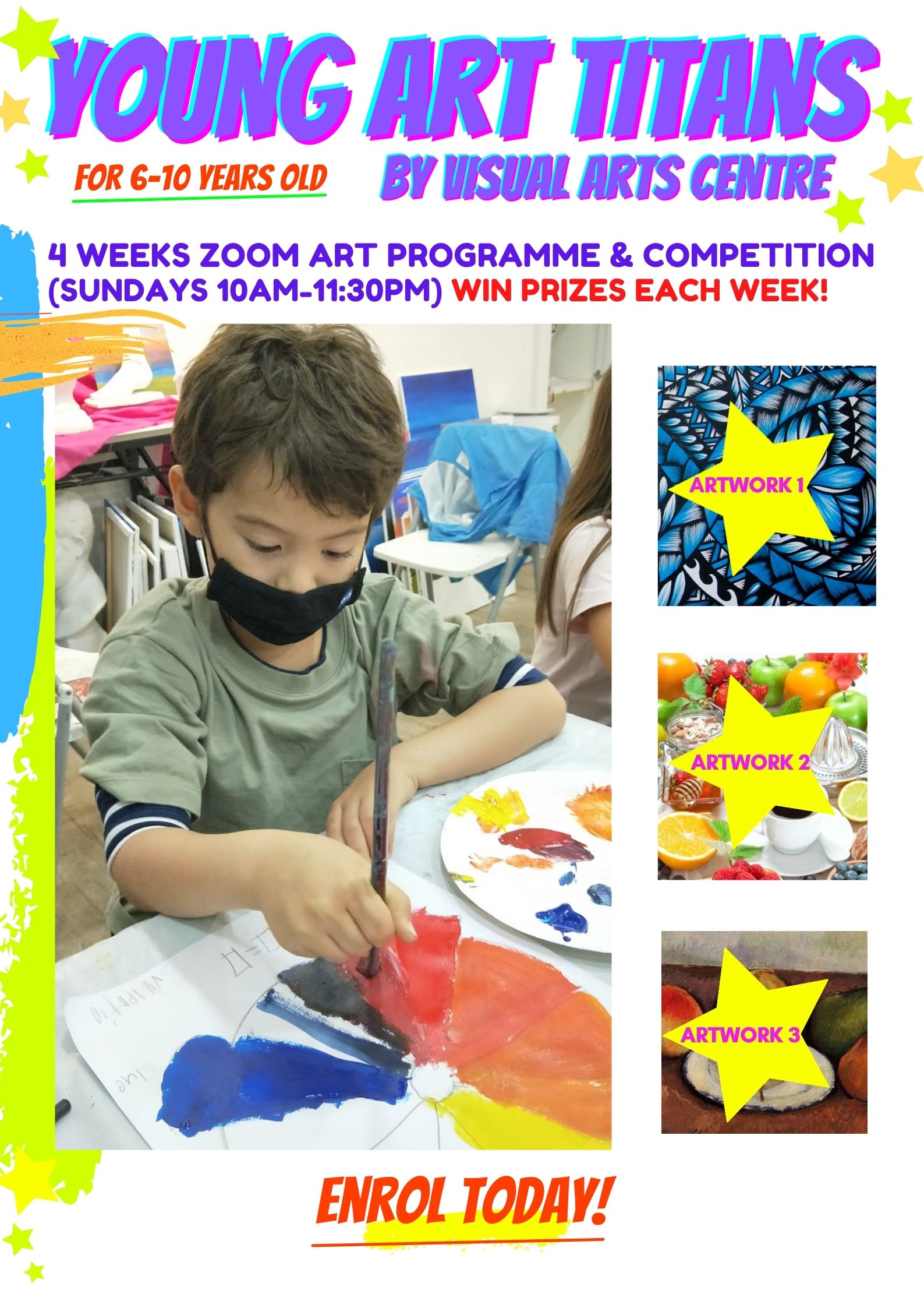 Zoom Kids Art Course Exciting Tailored Art Programme For Children 610
