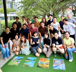 Team Bonding Mural Painting Peranakan Tile Painting Team bonding Team