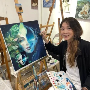 Private Art Classes Singapore: Personalized art instruction in a serene studio setting at Visual Arts Centre