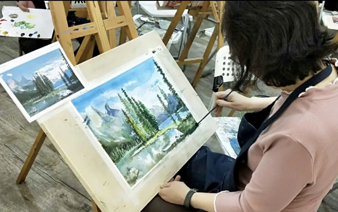 Visual Arts Centre Watercolour Painting