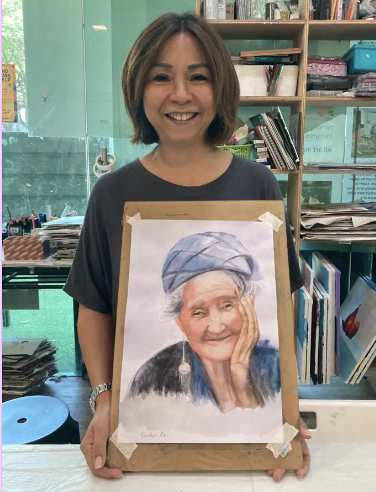 watercolour art class singapore visual arts centre