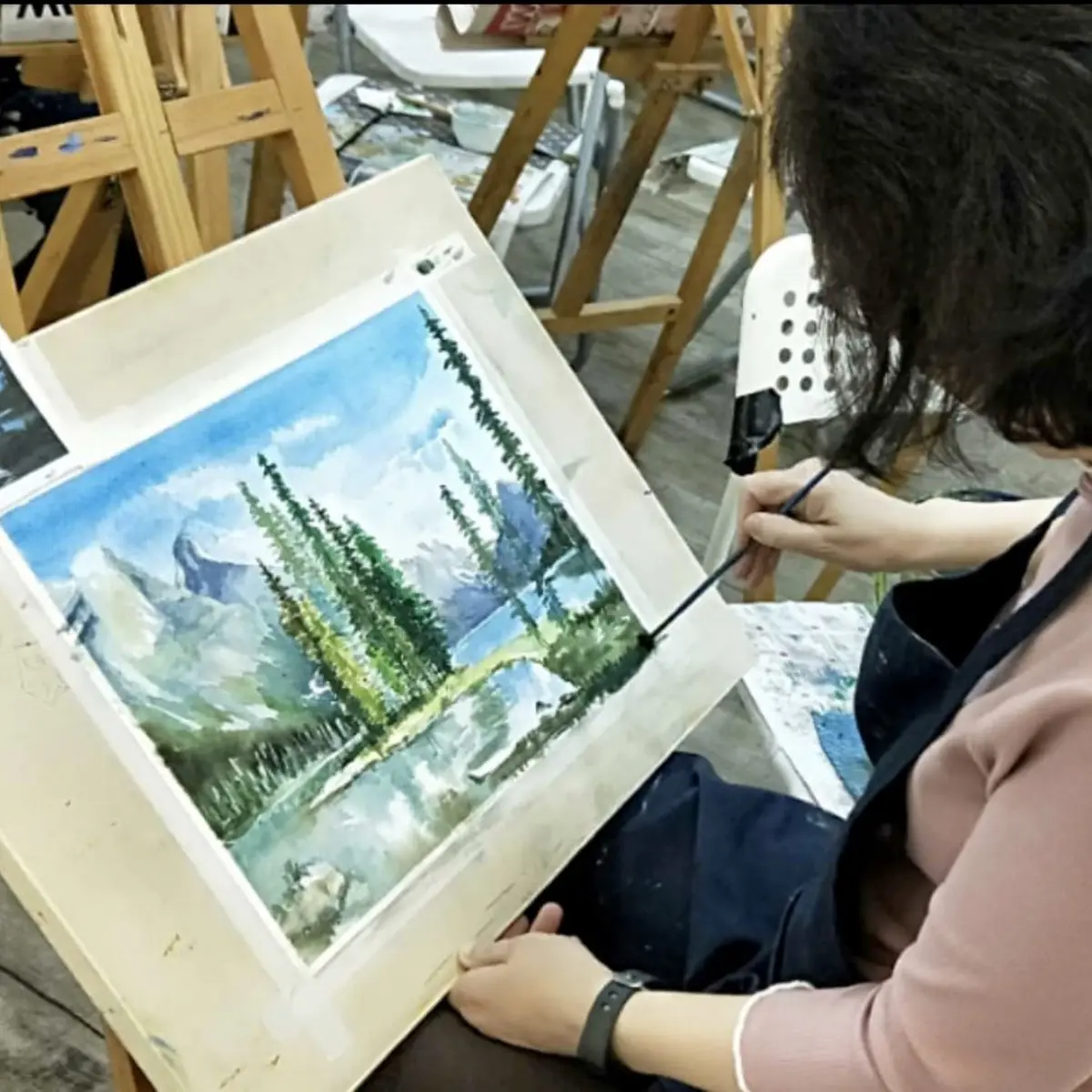 Watercolour Painting at Visual Arts Centre Singapore