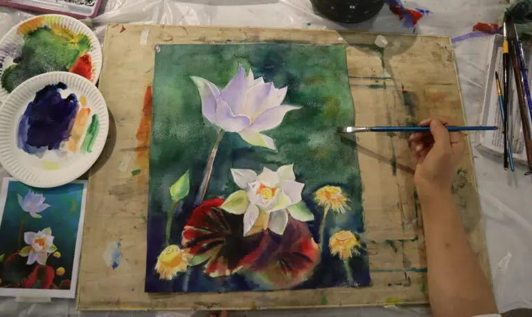 Visual Arts Centre watercolour painting