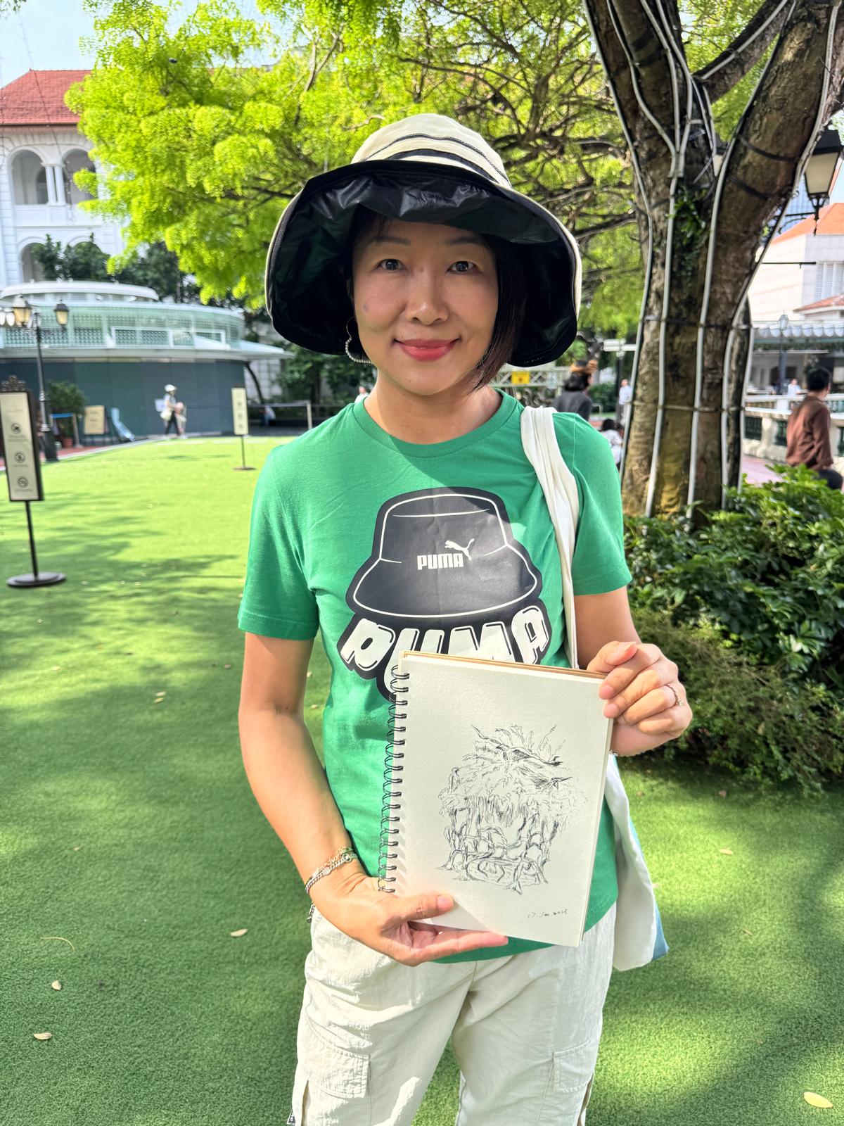 urban sketching CHIJMES art workshop | art course | art class Visual Arts Centre