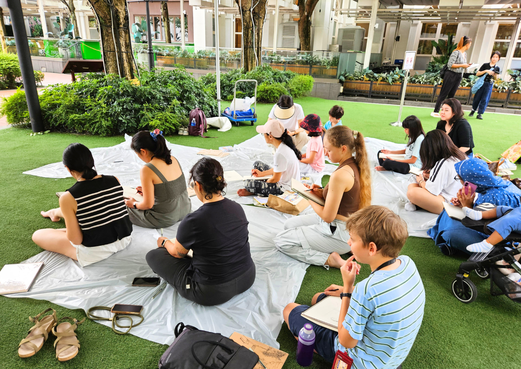urban sketching CHIJMES art workshop | art course | art class Visual Arts Centre