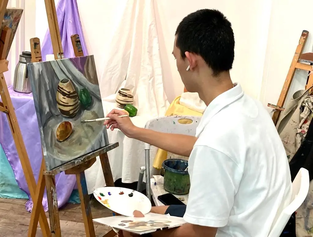 Art-Courses-Youth-Art-Acrylic-Painting Visual Arts Centre