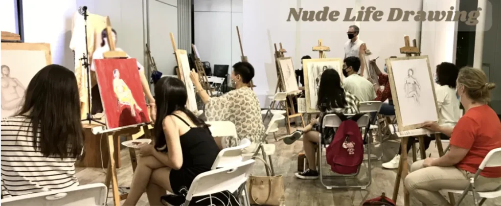 Visual Arts Centre Nude life and potrait drawing