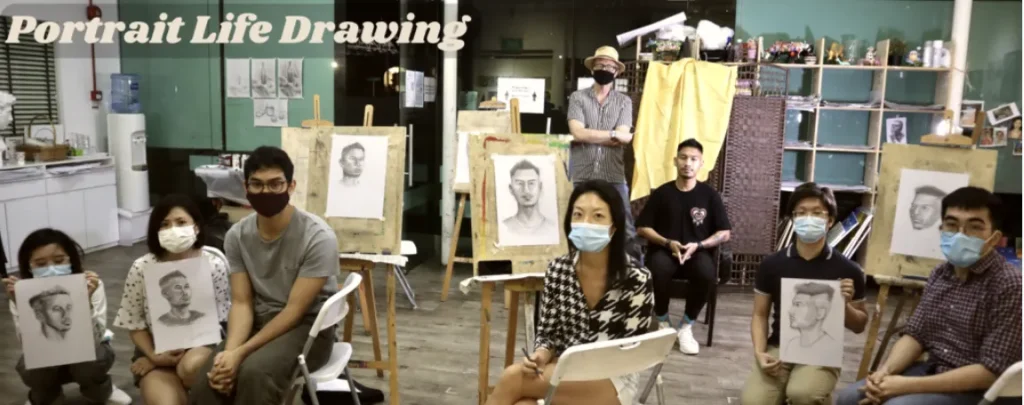 Visual Arts Centre Nude life and potrait drawing