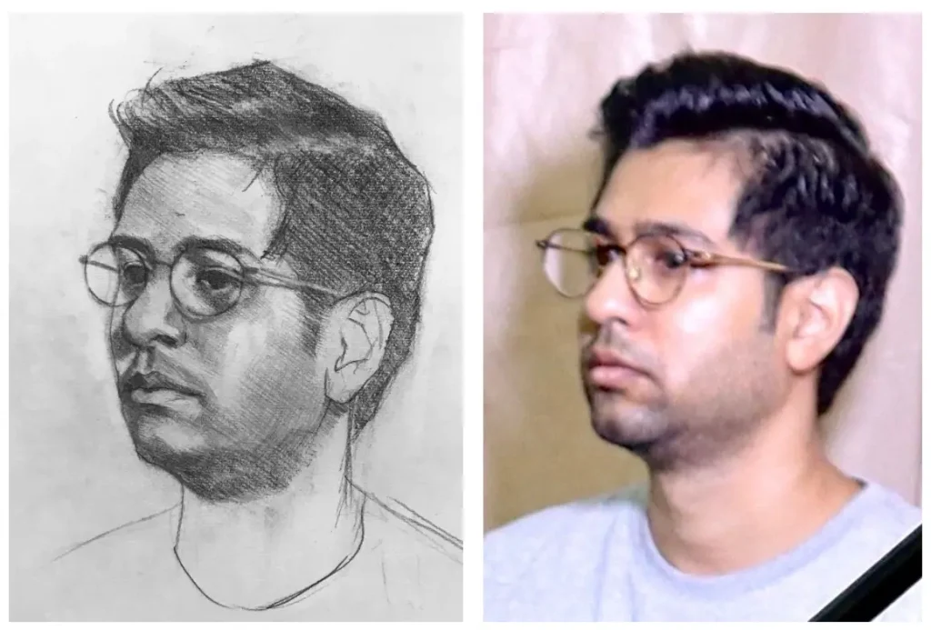 Portrait_life_drawing_workshop_singapore_visual_arts_centre_live_model_pencil