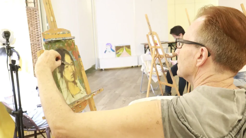 Visual Arts Centre Potrait drawing