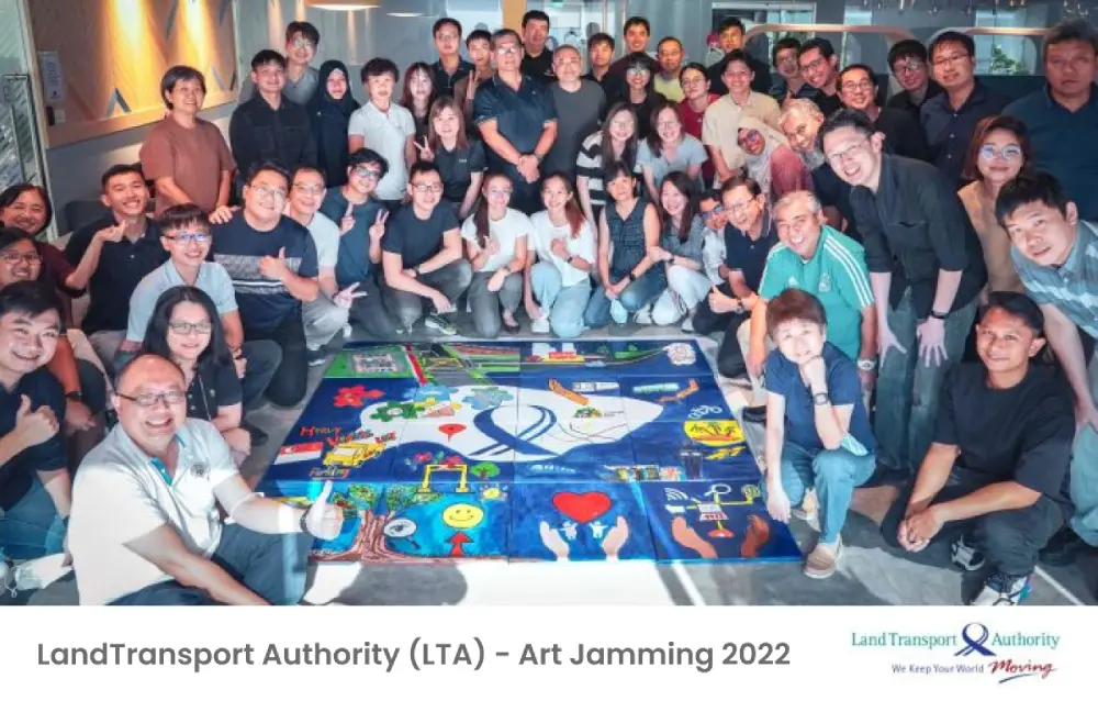 LandTransport Authority LTA - Mural Art Jamming 2022