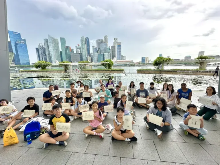 Urban landscape sketching - Visual Arts Centre Singapore