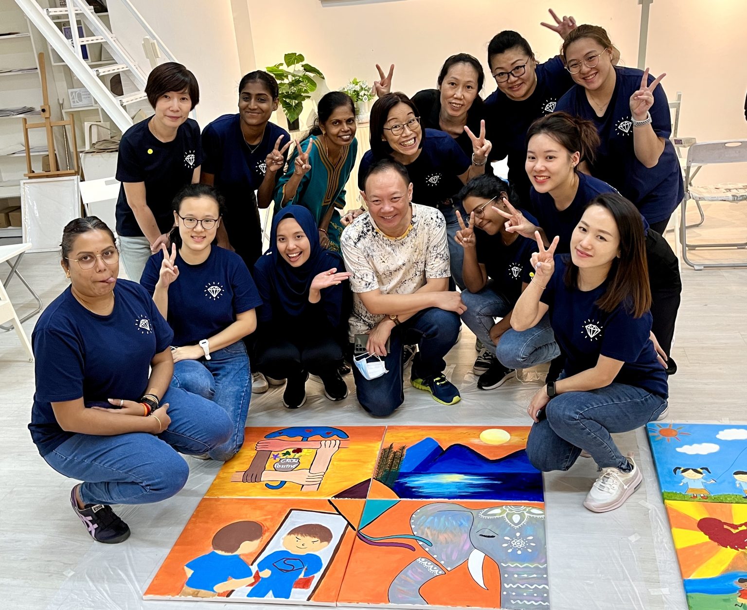 Team Building Art Jamming - Creative Team Bonding Singapore