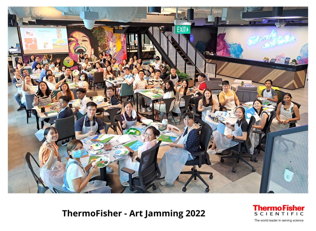 Team Building Art Jamming - Creative Team Bonding Singapore
