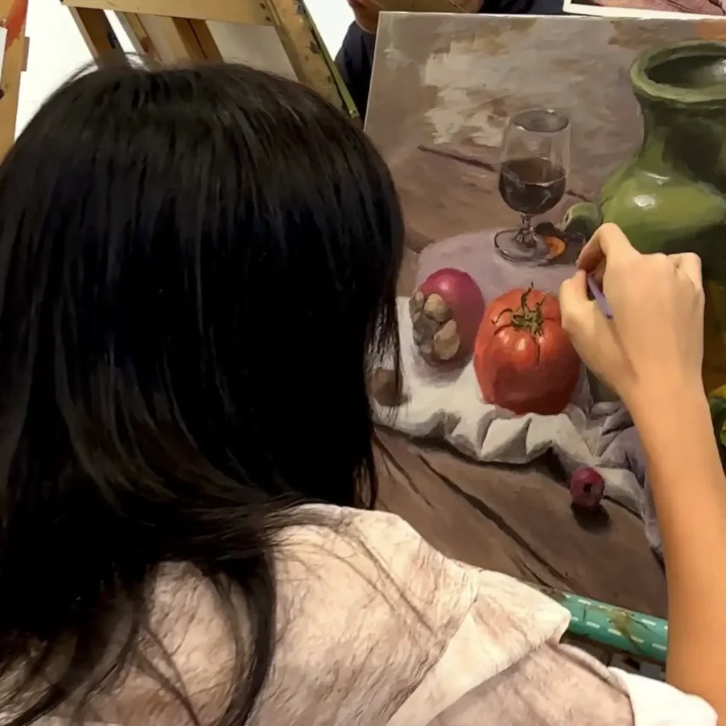Professional Acrylic Painting Trial Class 专业丙烯画试课