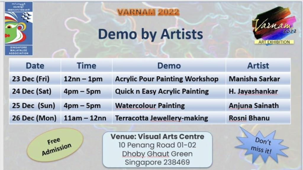 Varnam 2022 by Singapore Malayalee Association