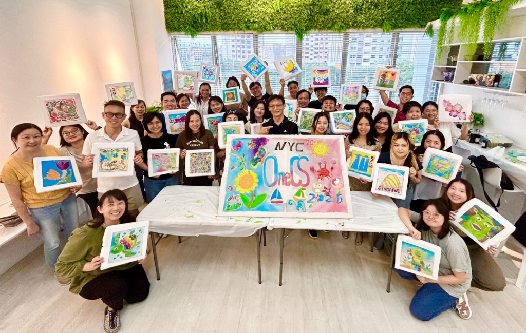 Batik Handkerchief Painting Art Jamming Team Bonding by Visual Arts Centre Singapore Best in Singapore