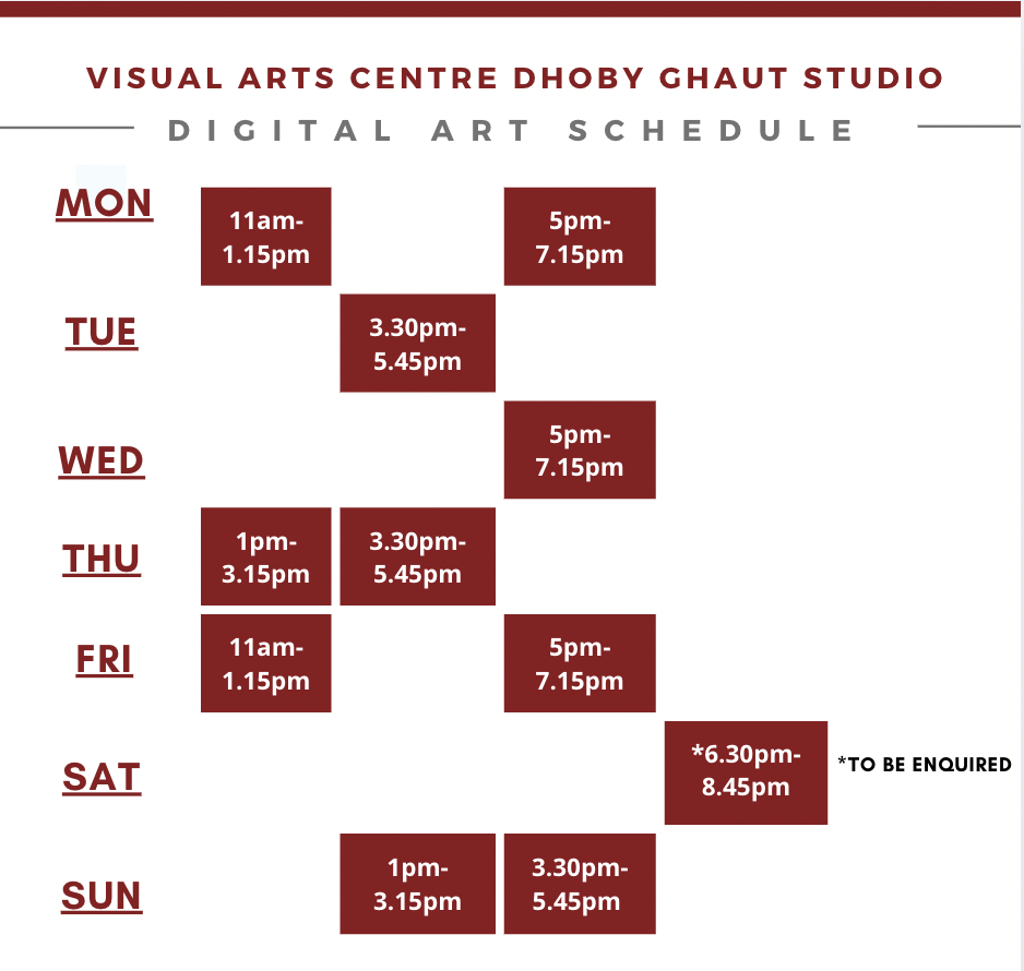 digital art drawing and painting art course Visual Arts Centre