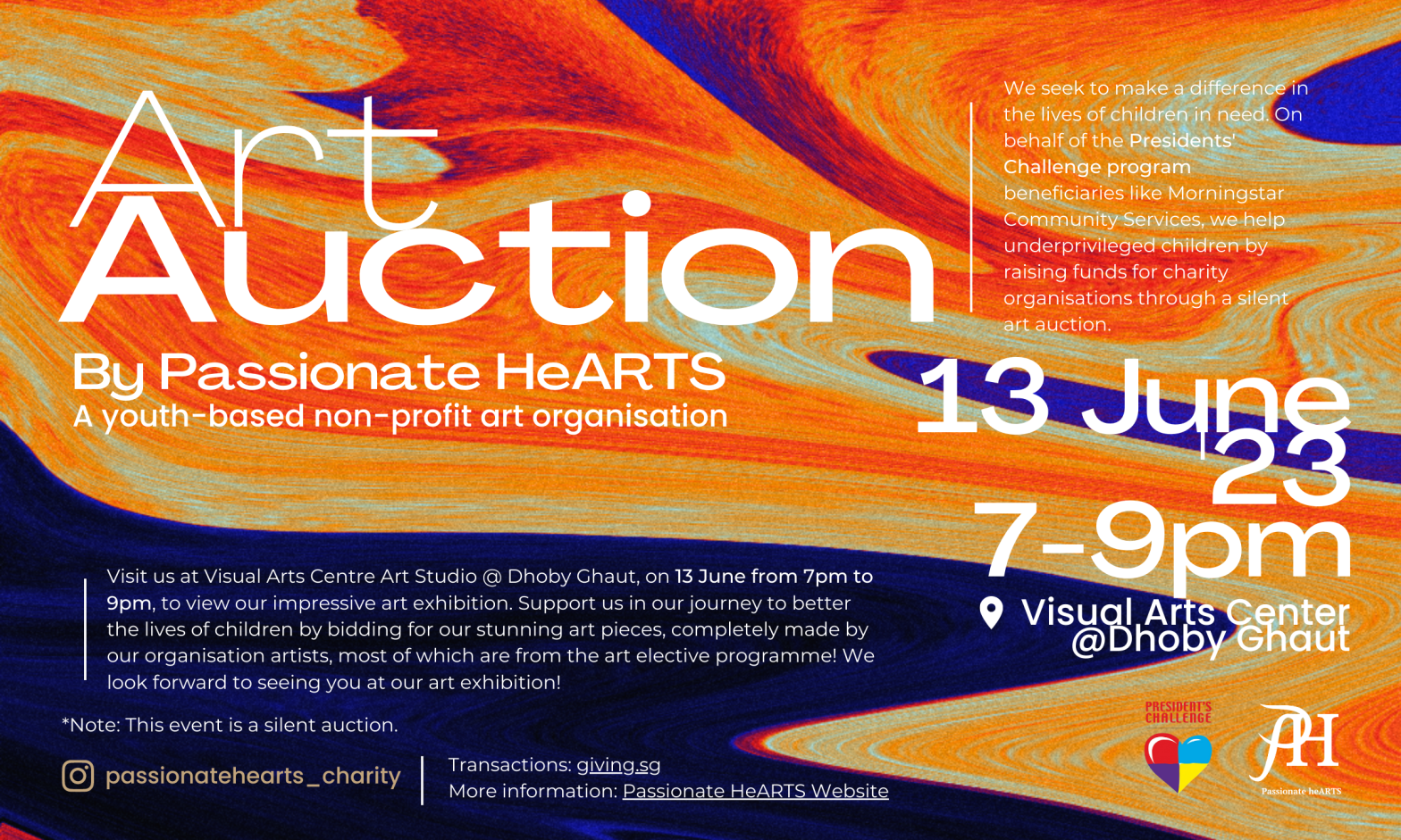 Art Auction by Passionate HeARTS - Visual Arts Centre