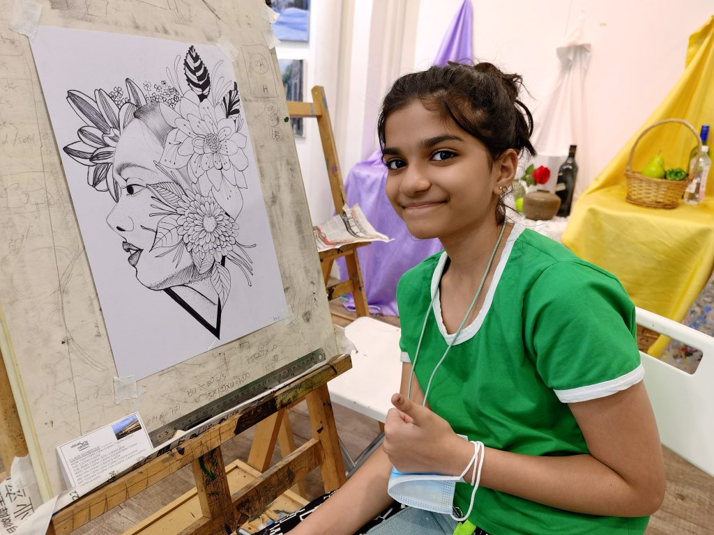 Creative Drawing with Illustrative Style Sketching at Visuarartscentre Singapore