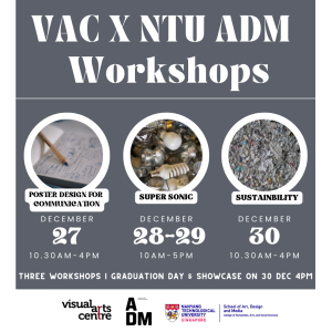 Visual Arts Centre-workshop schedules