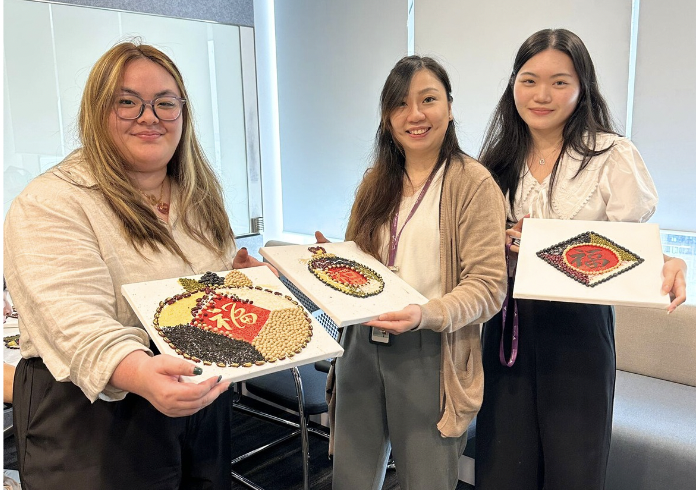 Five Cereal Painting Chinese New Year Team Bonding Art Jamming Visual Arts Centre