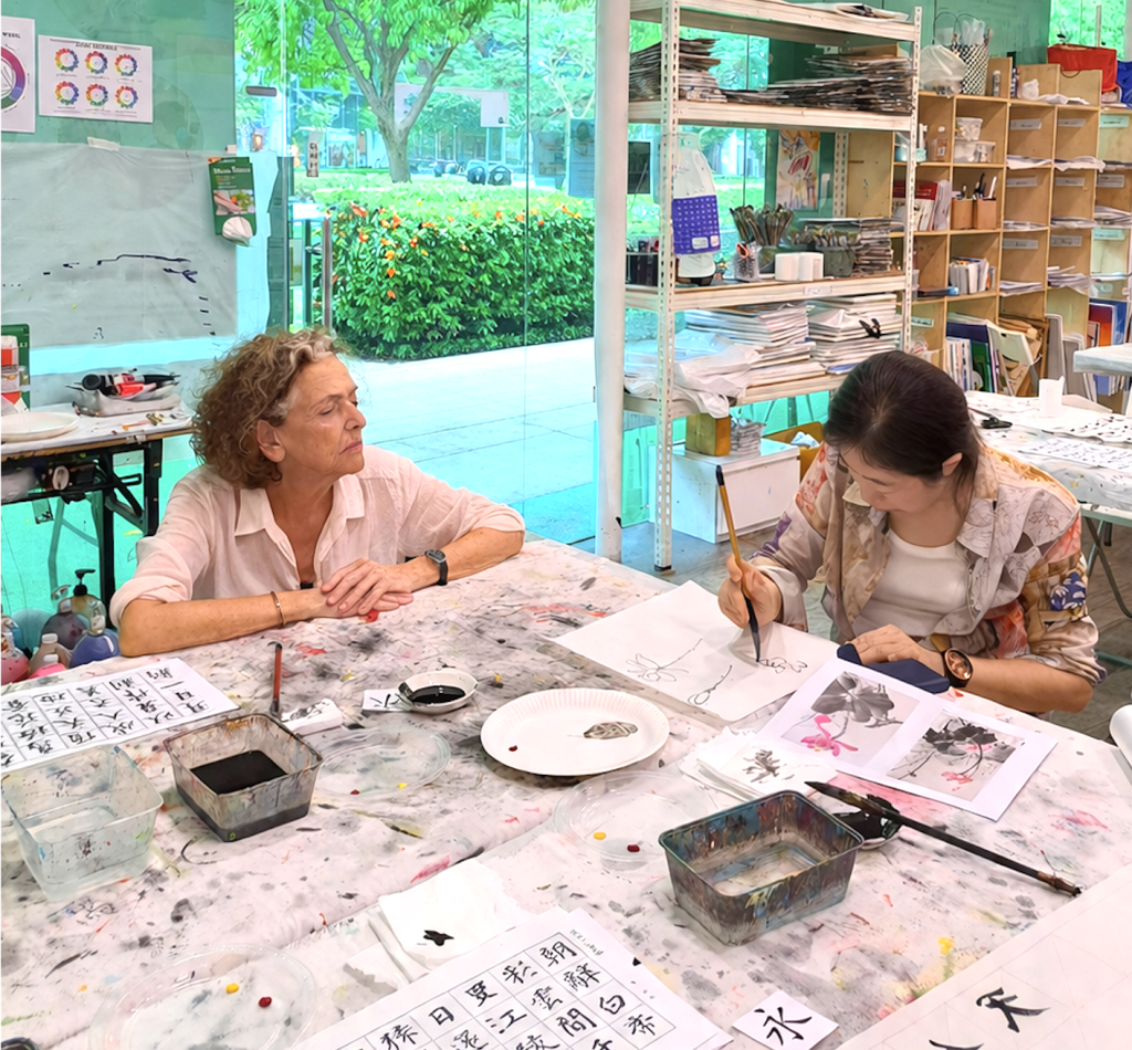 Chinese Calligraphy & Chinese Ink Painting Private one to one art course art class Visual Arts Centre