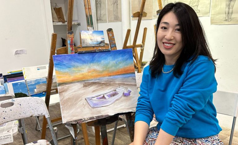 adult art course adult art class Professional landscape Acrylic Painting Course Visual Arts Centre