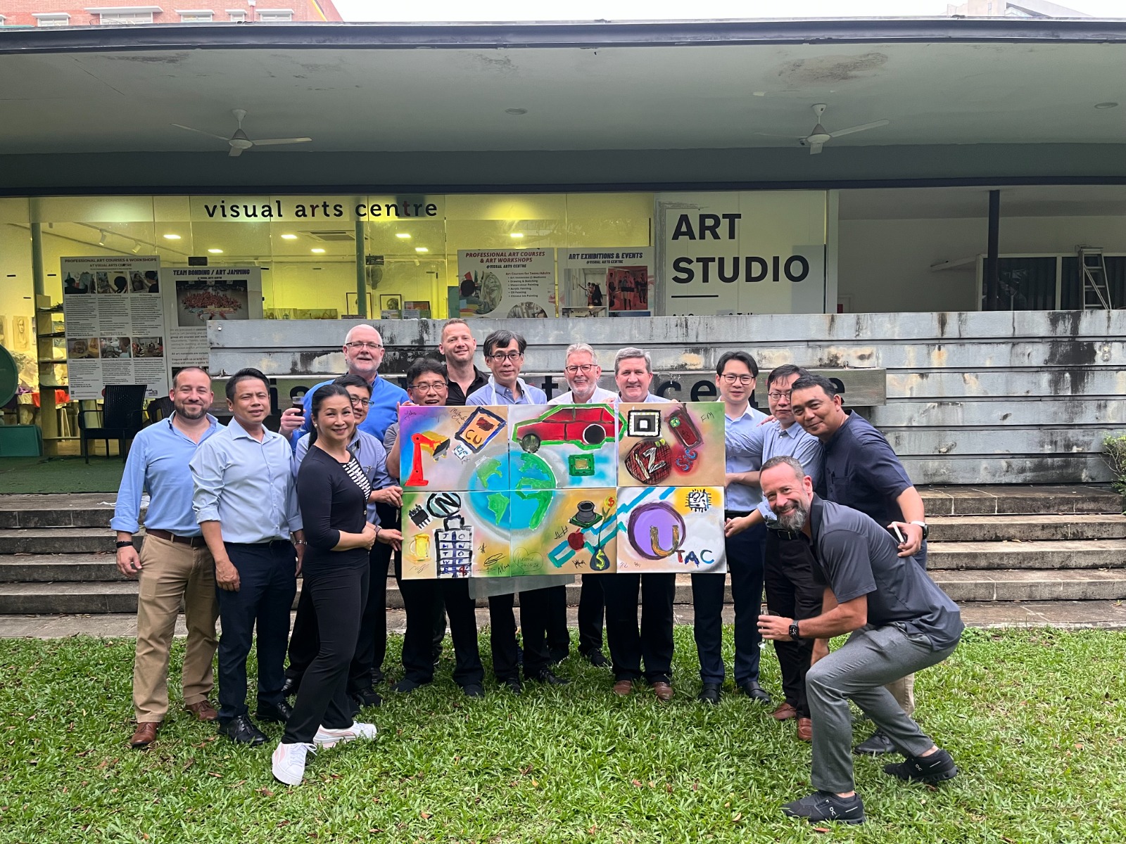 Graffiti Spray Painting Art Jamming Team bonding UTAC