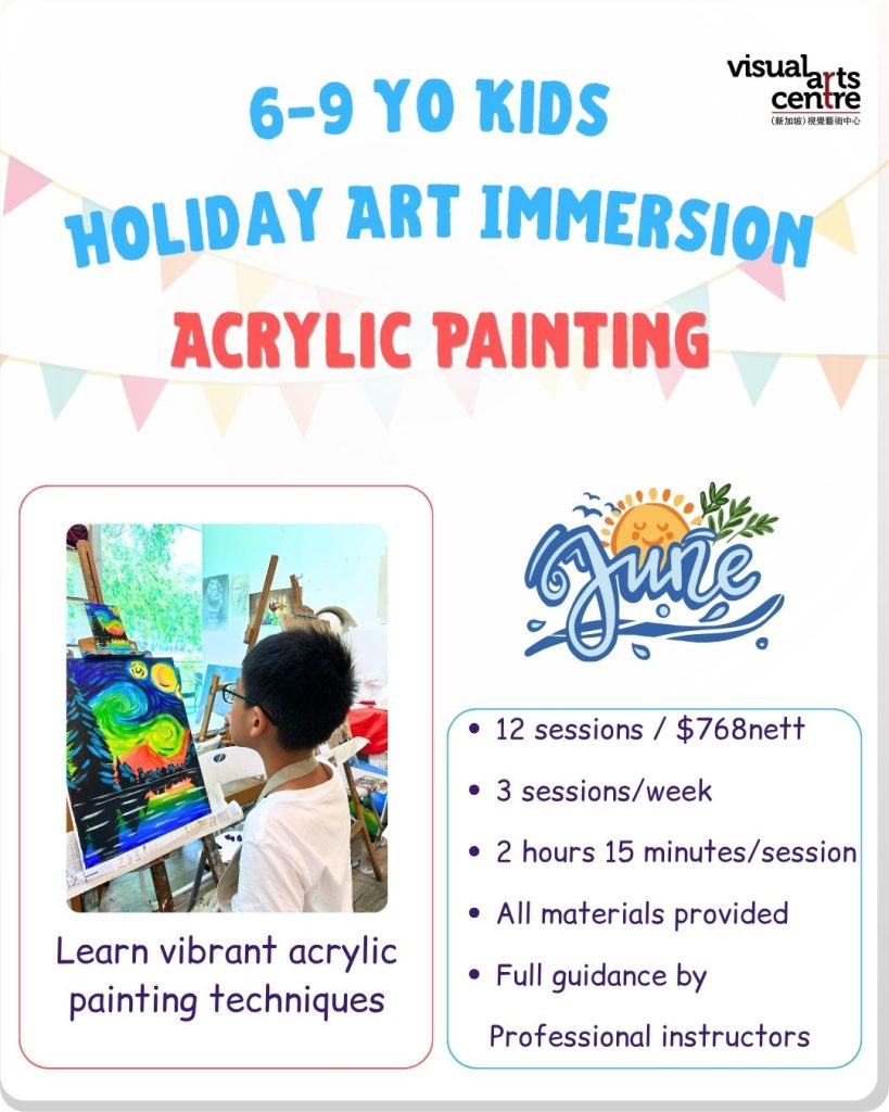 holiday_art_immersion_acrylic_painting_kids_best_holiday_art_course_visual_arts_centre