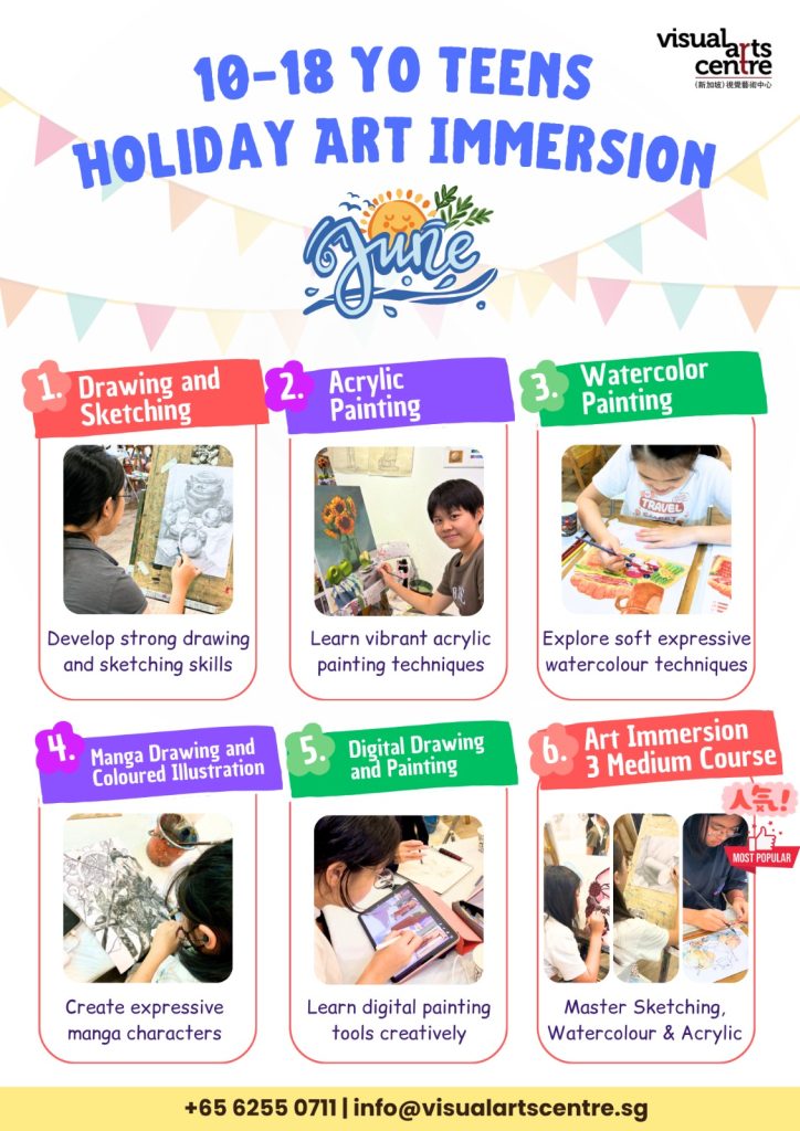 best_holiday_art_immersion_class_in_singapore_visual_arts_centre_drawing_and_sketching_for_teens