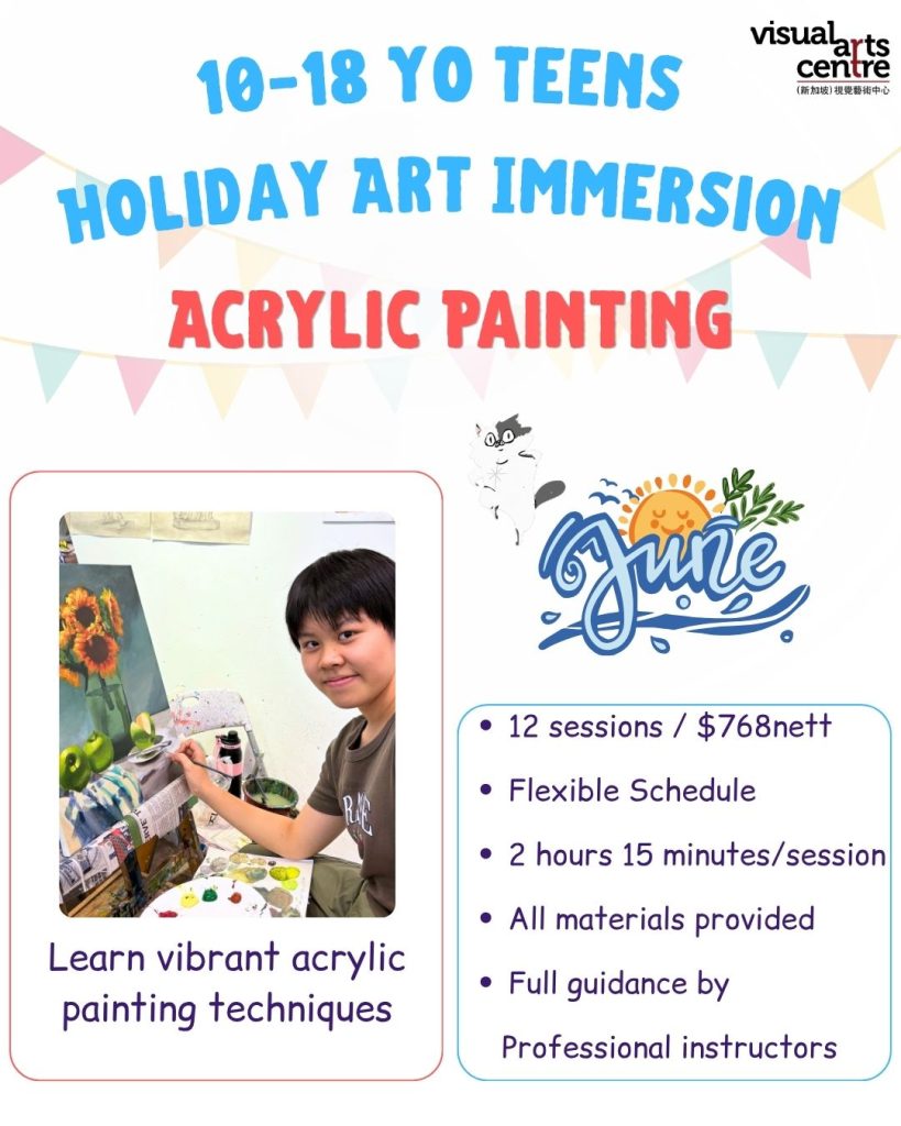 best_holiday_art_immersion_class_in_singapore_visual_arts_centre_acrylic_painting_for_teens