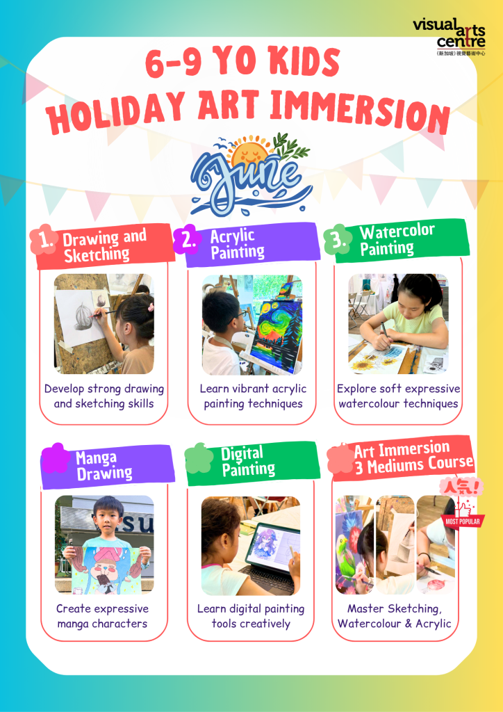 School Holiday Art Program Art Bootcamp for 6-9YO Visual Arts Centre