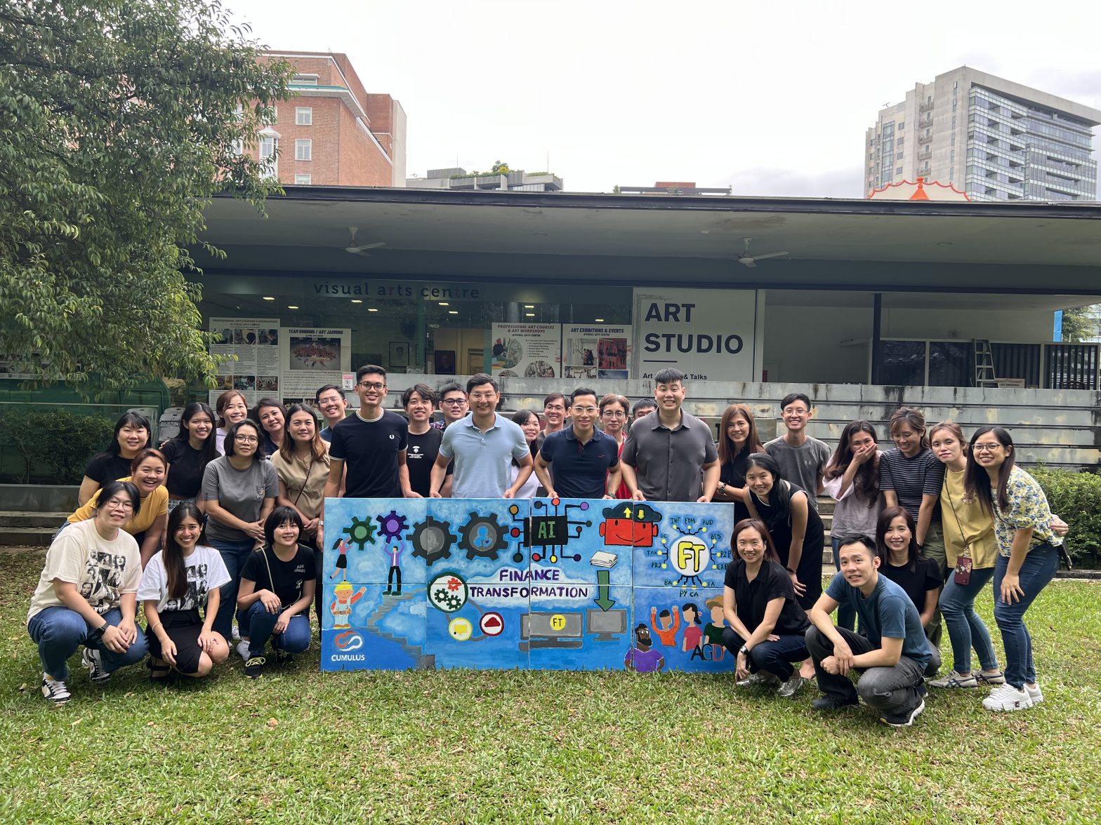 Team Building Art Jamming - Creative Team Bonding Singapore