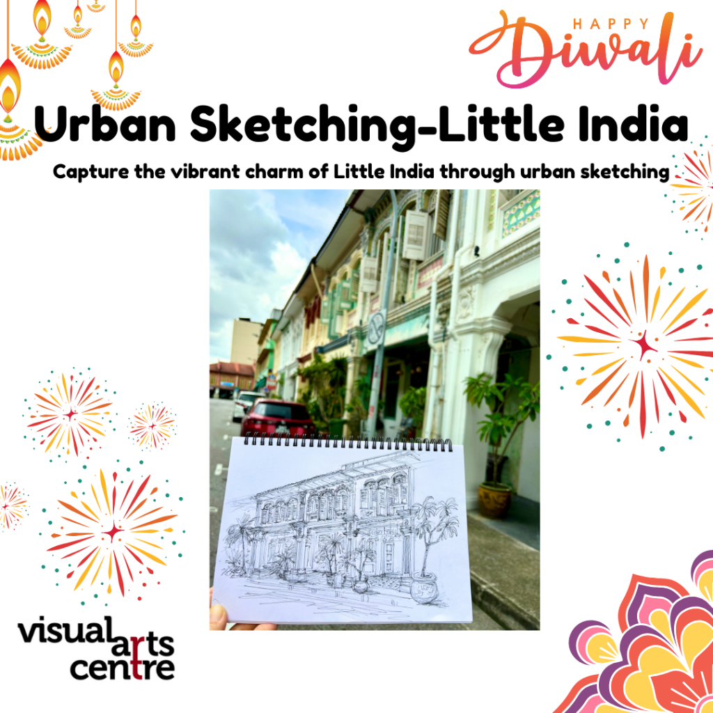 urban sketching Little India - Deepavali team bonding art jamming | art workshop with Visual Arts Centre .png