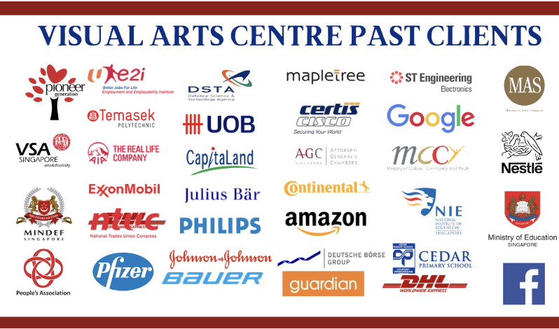 Visual Arts Centre art jamming art workshop clients list-