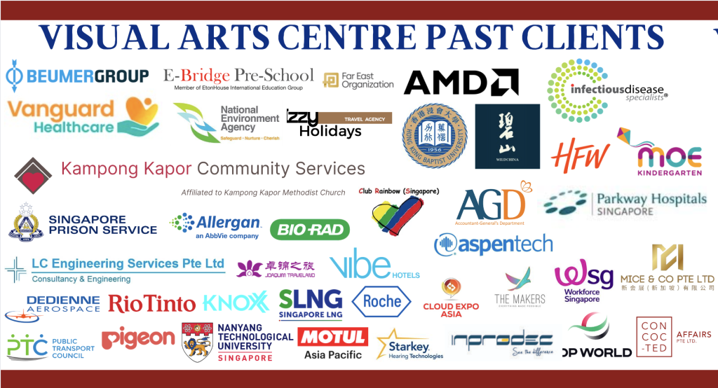 Visual Arts Centre art jamming art workshop clients list